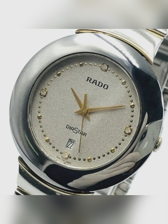 Rado Accessories - RADO Women's DIASTAR Quartz Watch St.Steel Date